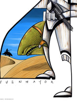 Load image into Gallery viewer, STORMTROOPER w/background Art Print