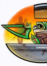 Load image into Gallery viewer, BABY YODA Art Print